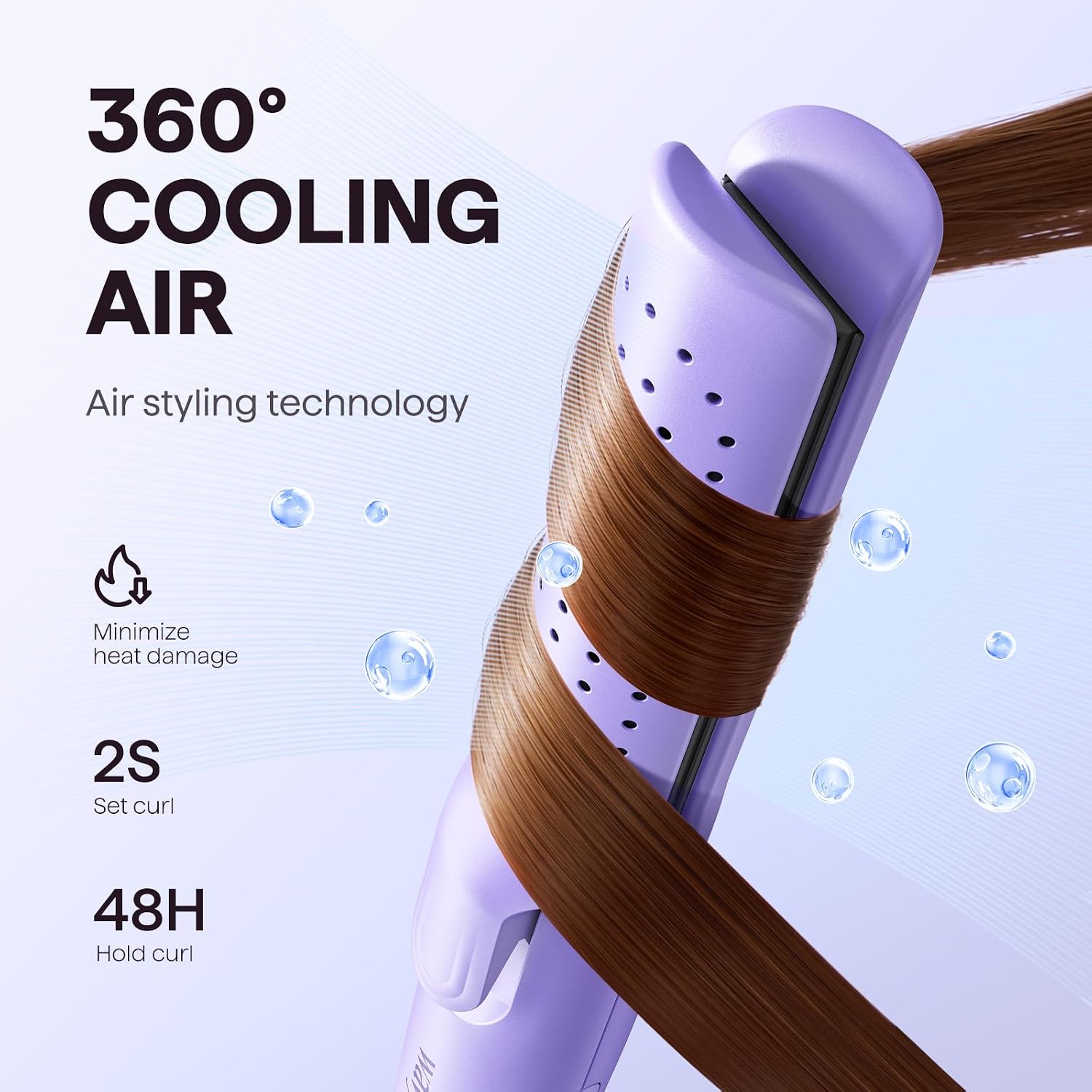Thumbnail 2 de Wavytalk Airflow Styler Purple 1.25 Inch