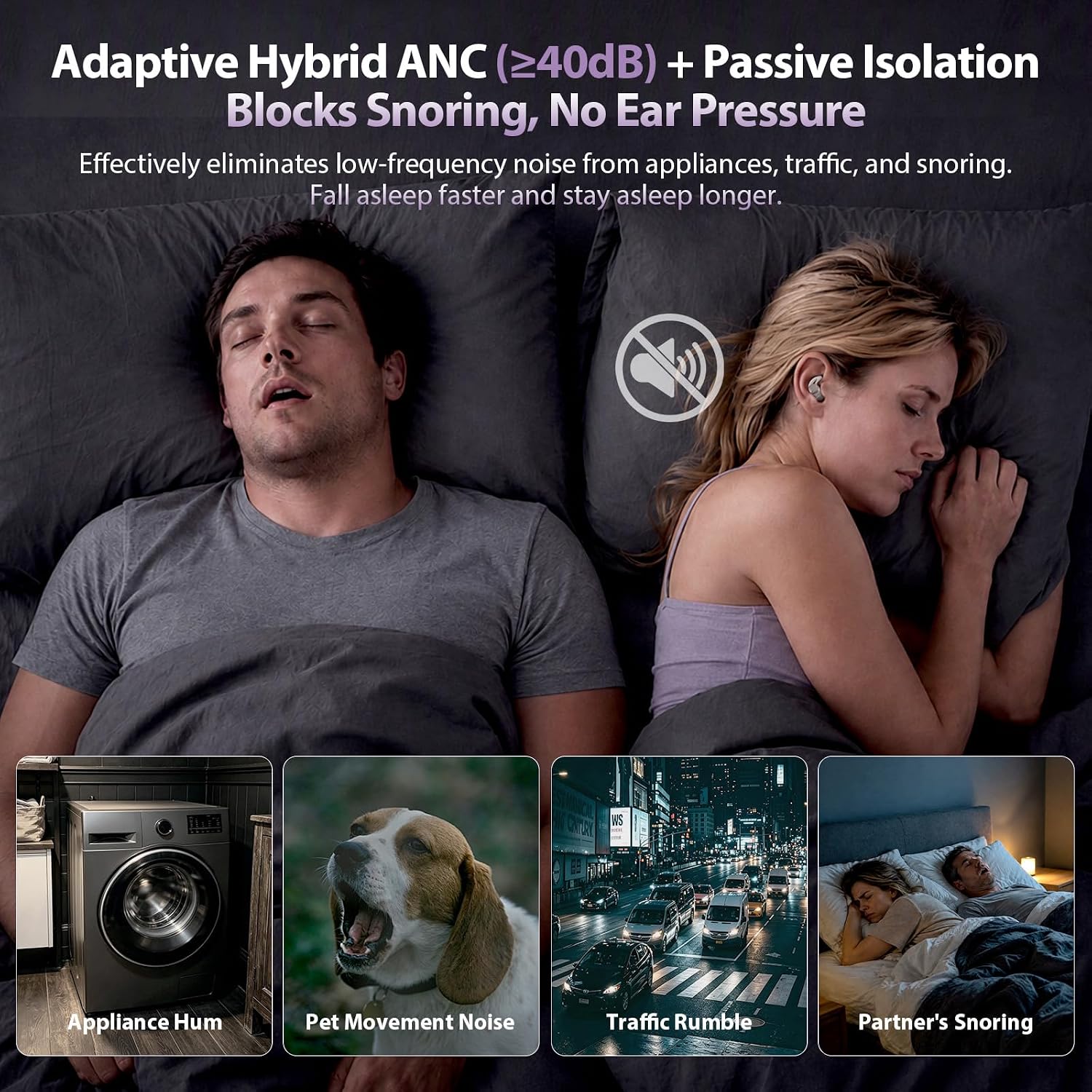 Detalle de Sleep earbuds with Bluetooth 5.4