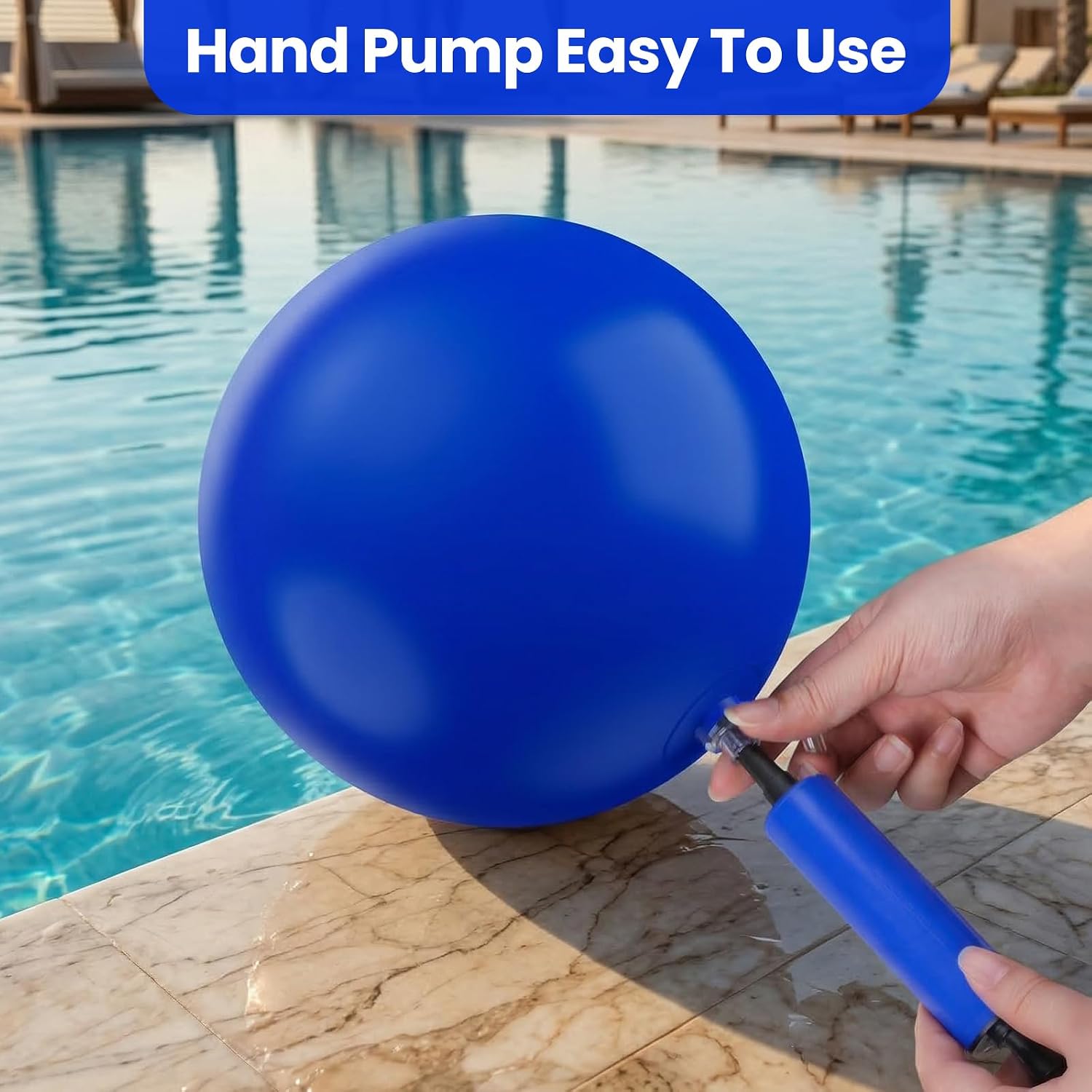 Thumbnail 6 de Pool Party Toys Games Set: Giant Inflatable Tic Tac Toe Float for 2–10 Players