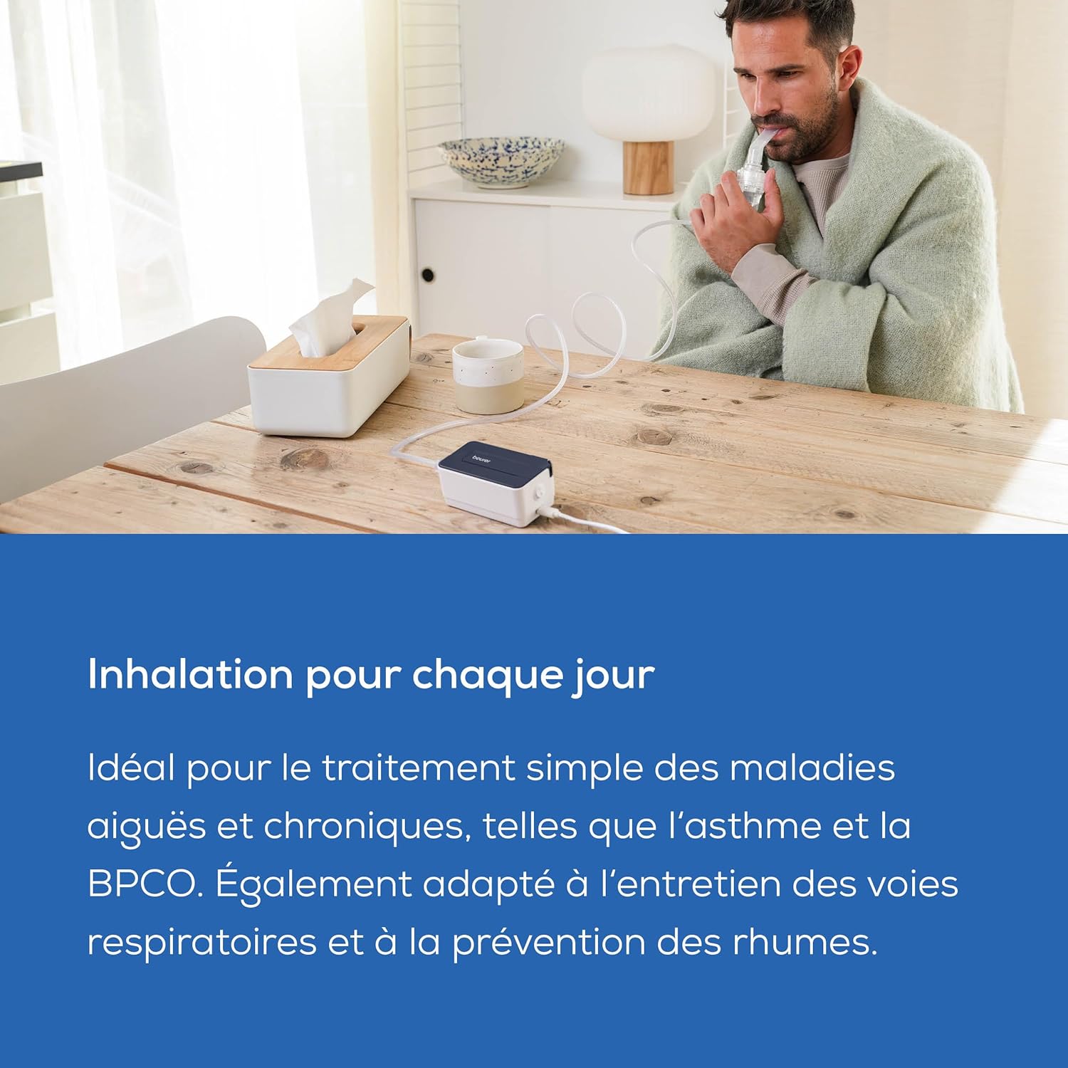 Detalle de Beurer IH 15 inhalateur compact pour nébulisation