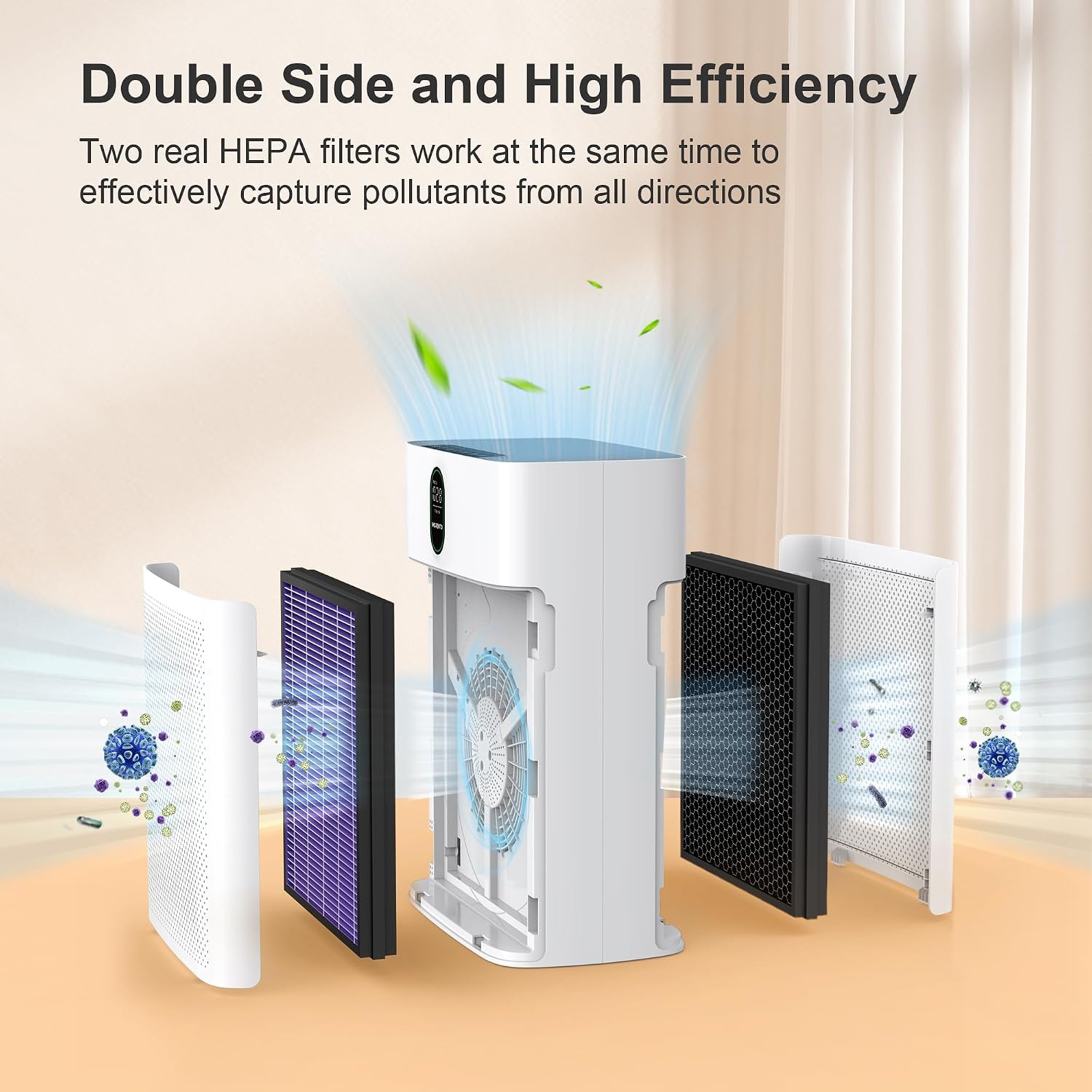 Detalle 2 de MORENTO HEPA Air Purifier Filter, HY4866