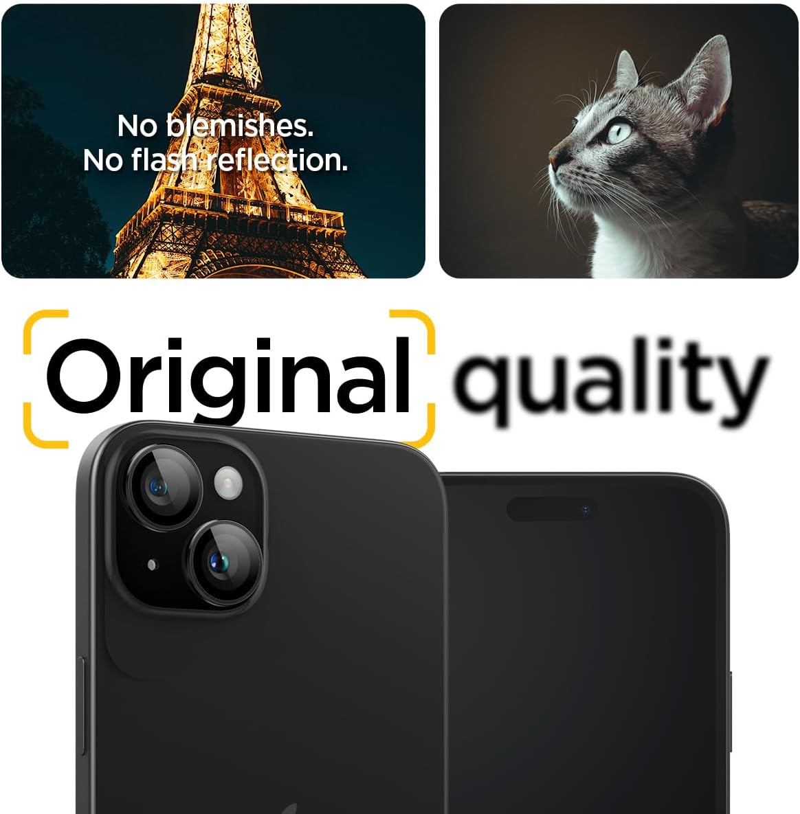 Thumbnail 5 de Spigen Glas.tR EZ Fit Pro Cámara iPhone 15/14 - 2 Unidades 📷