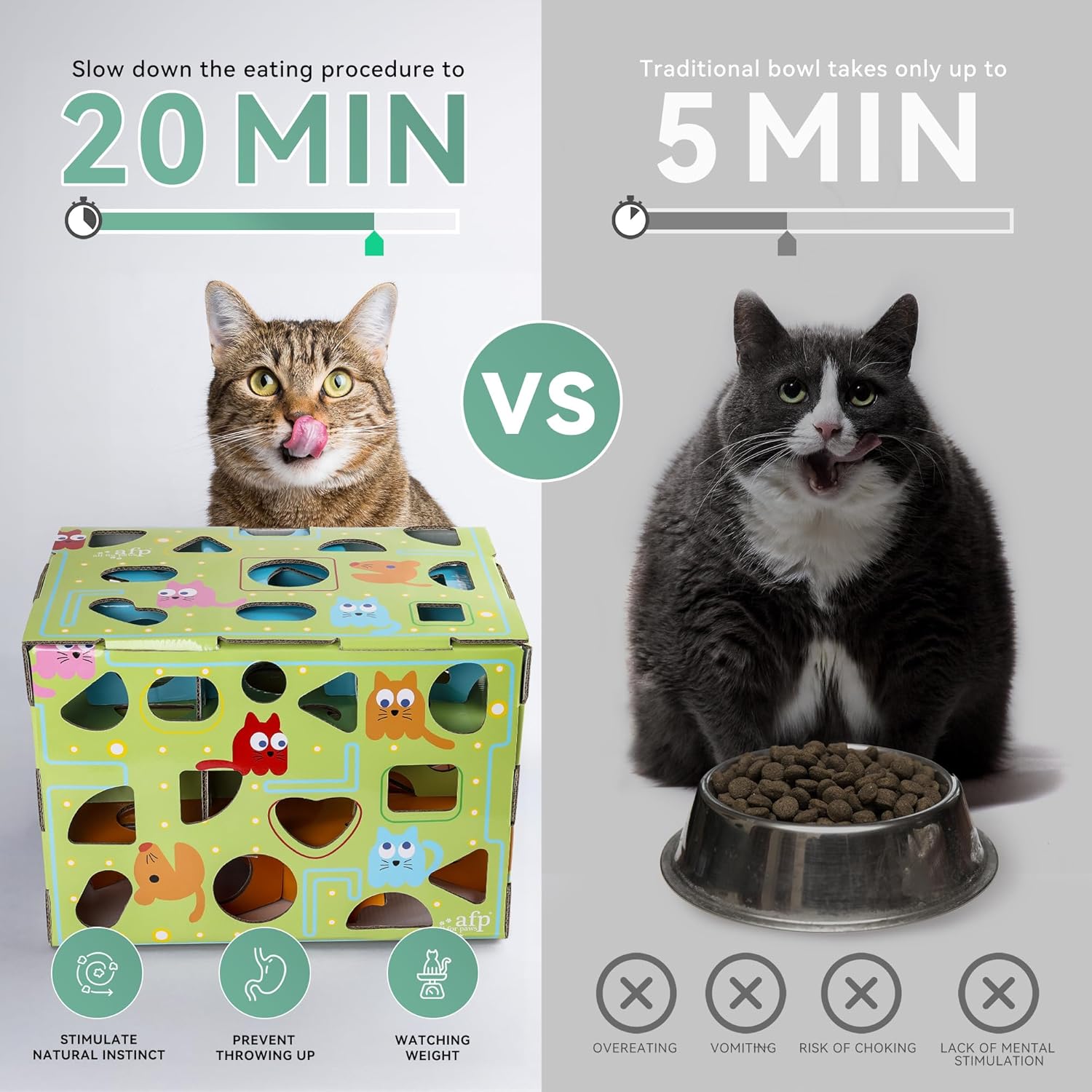 Thumbnail 3 de ALL FOR PAWS Treat Maze Box Cats