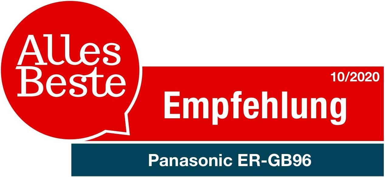 Thumbnail 6 de Panasonic ER-GB96-K503 Tondeuse barbe longue – 58 réglages, 7 accessoires, autonomie 50 min, lavage eau