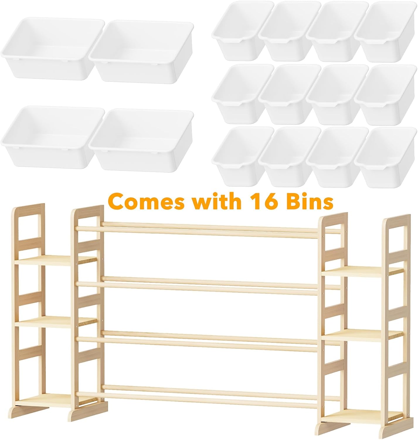 Thumbnail 6 de SpaceAid Toy Storage Organizer 6 Shelves