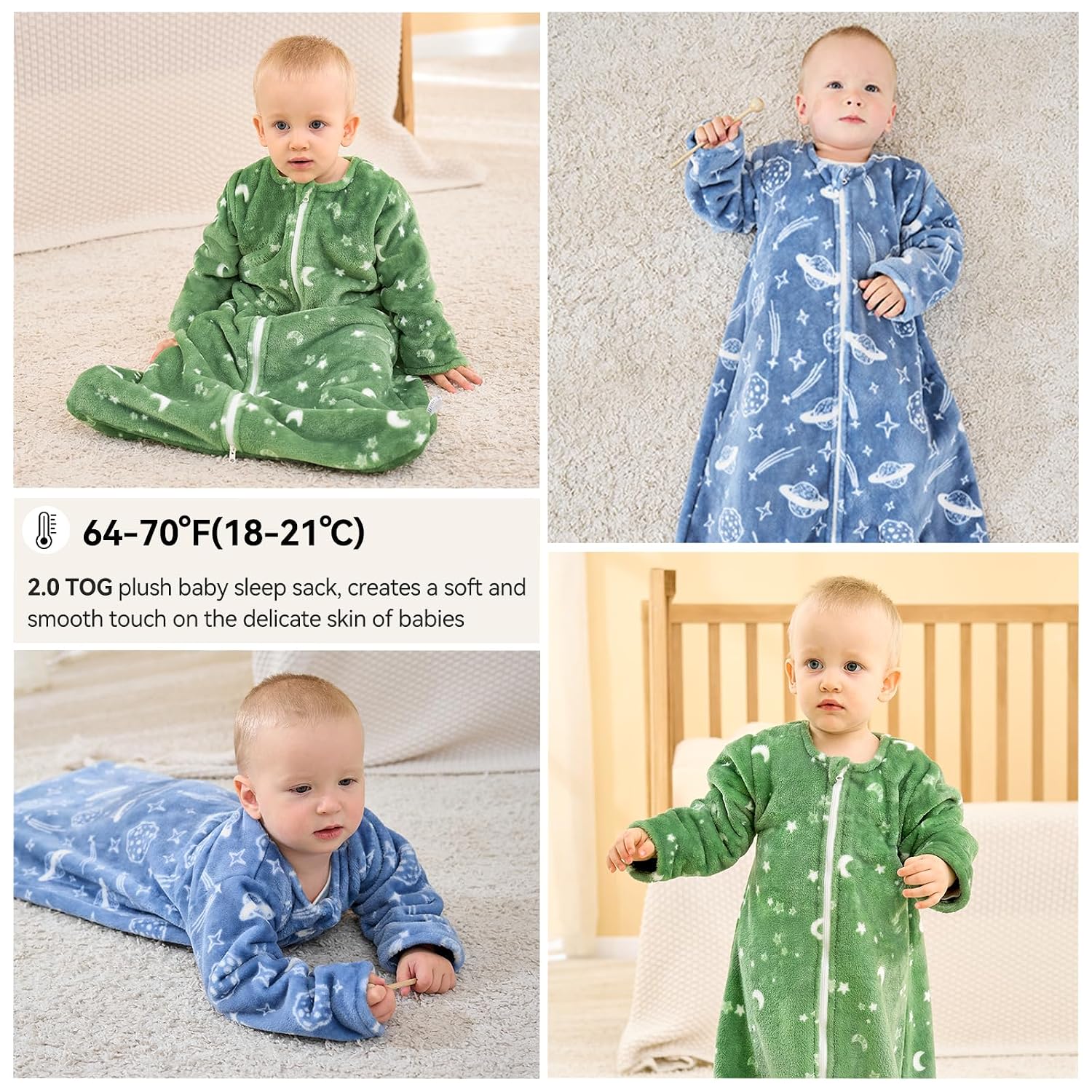 Thumbnail 6 de Unnivoll Baby Sleep Sack 12-18 Months