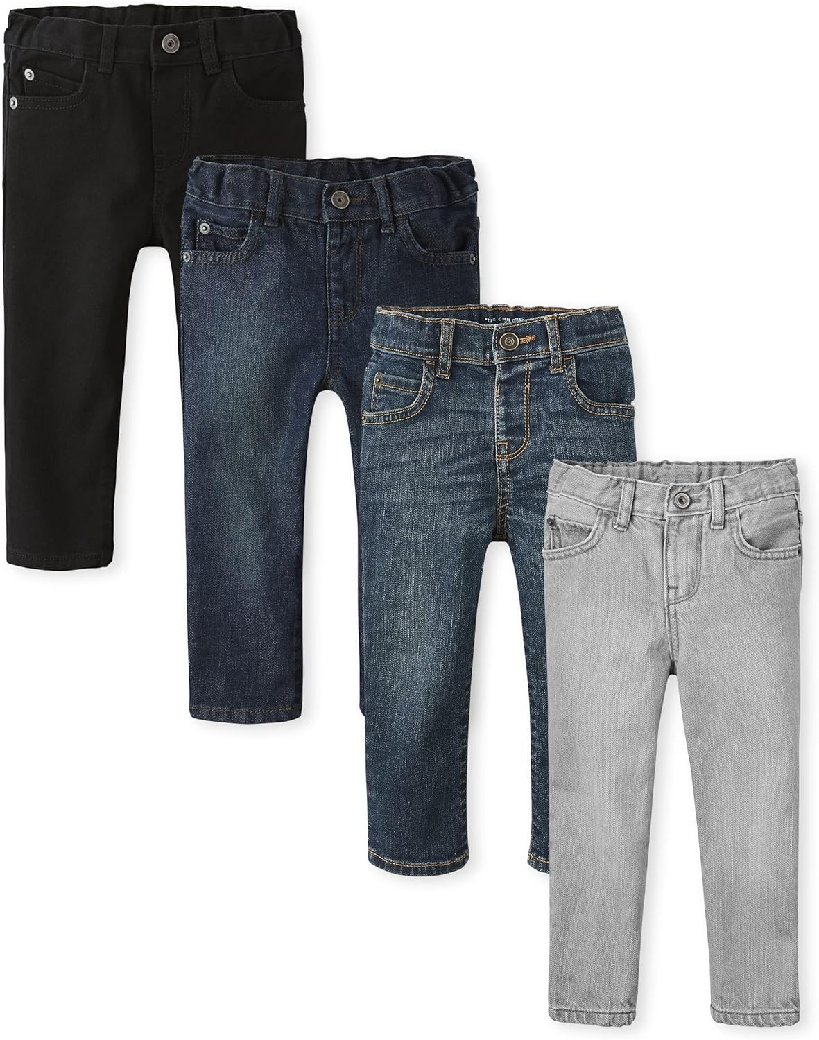 The Children's Place Baby Boys' and Toddler Skinny Jeans (4-Pack)