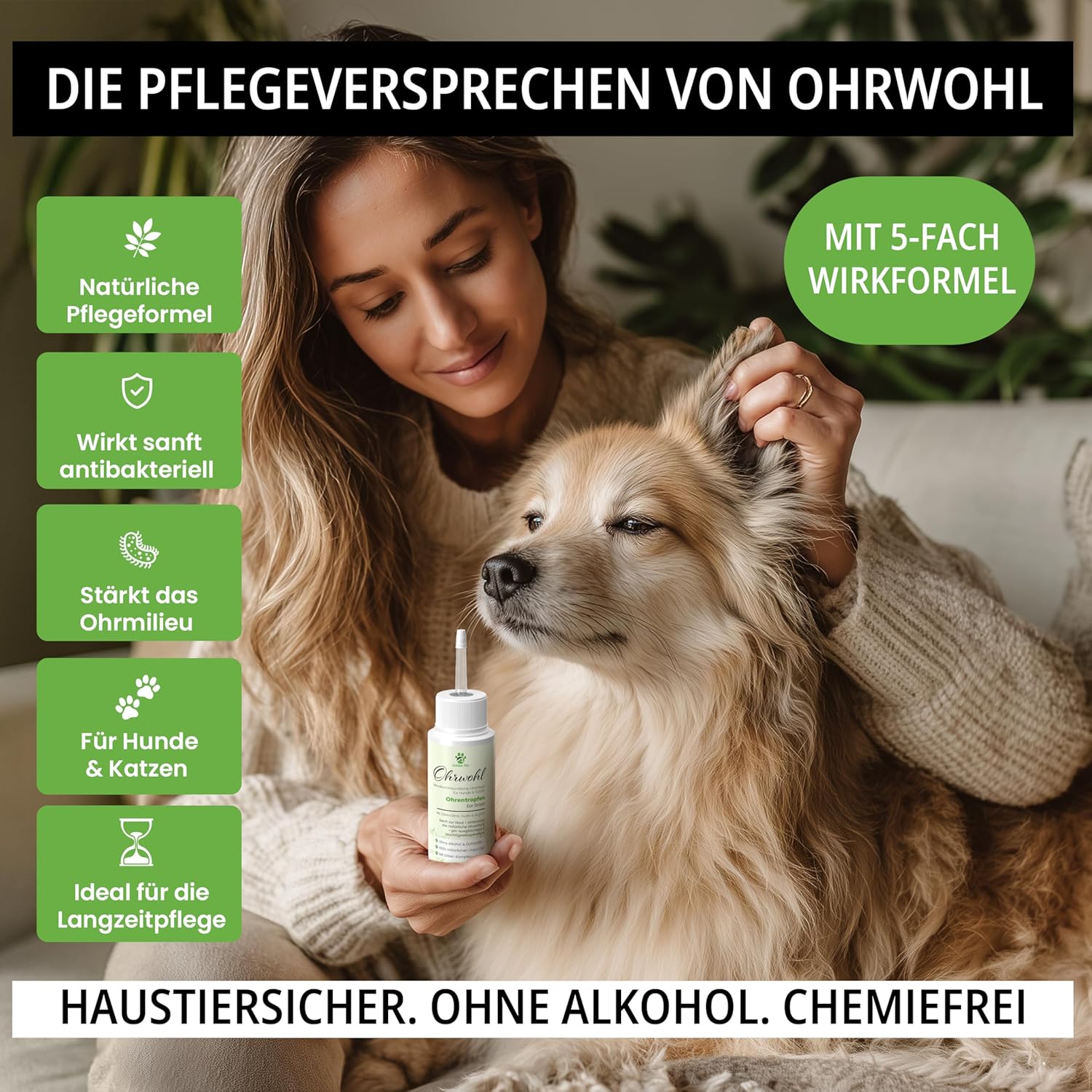 Thumbnail 1 de Golden Pets Ohrentropfen 50 ml für Hunde & Katzen