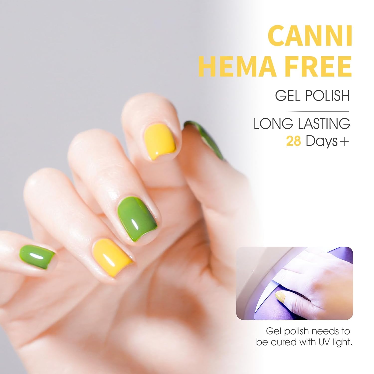 Thumbnail 3 de CANNI Pastel Gel Polish Set with 6 Colors