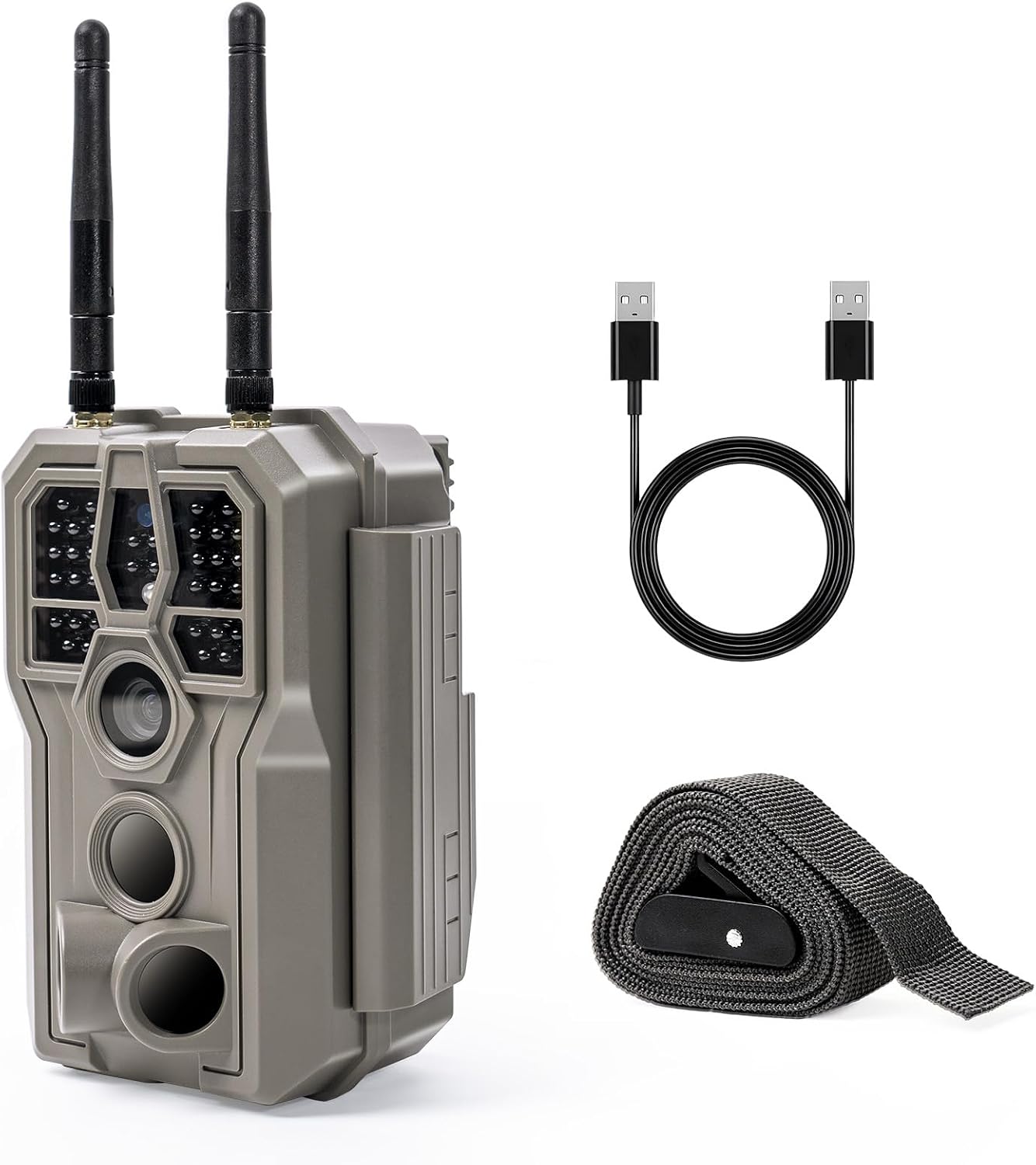 Detalle de GardePro E8 2.0 Trail Camera, 4K Video, 64MP Photos, Dual Antennas