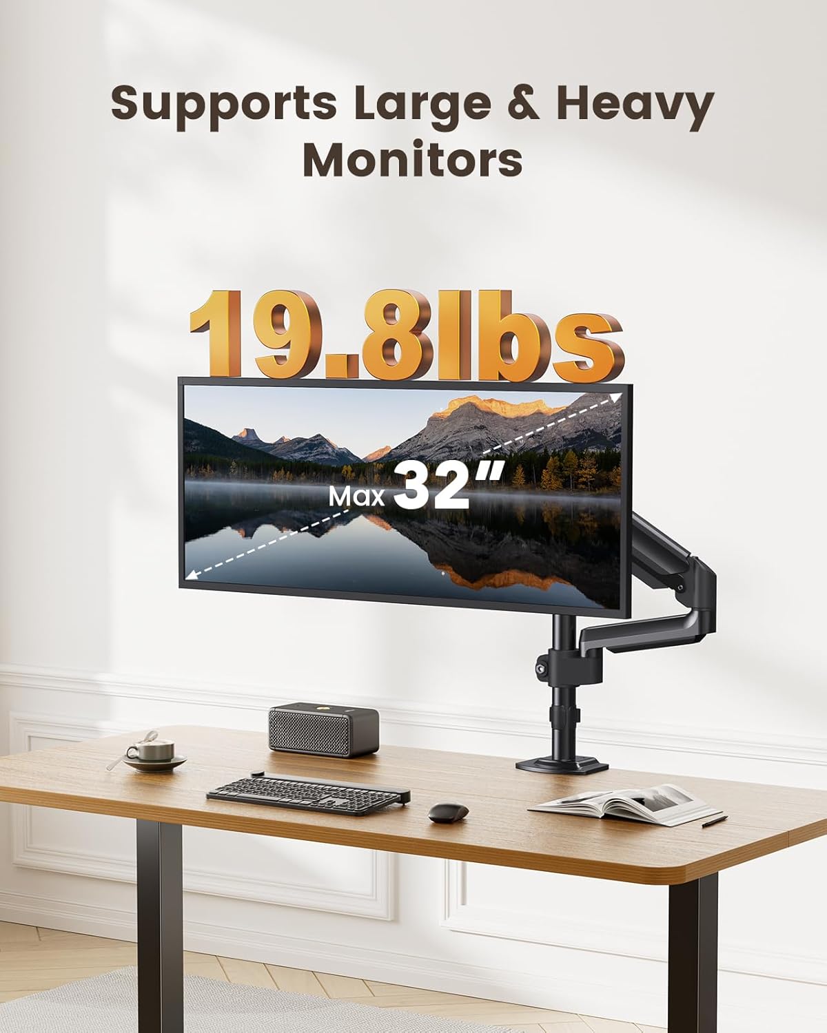 Thumbnail 1 de ErGear Supporto Monitor Singolo 13–32" 9 kg 🖥