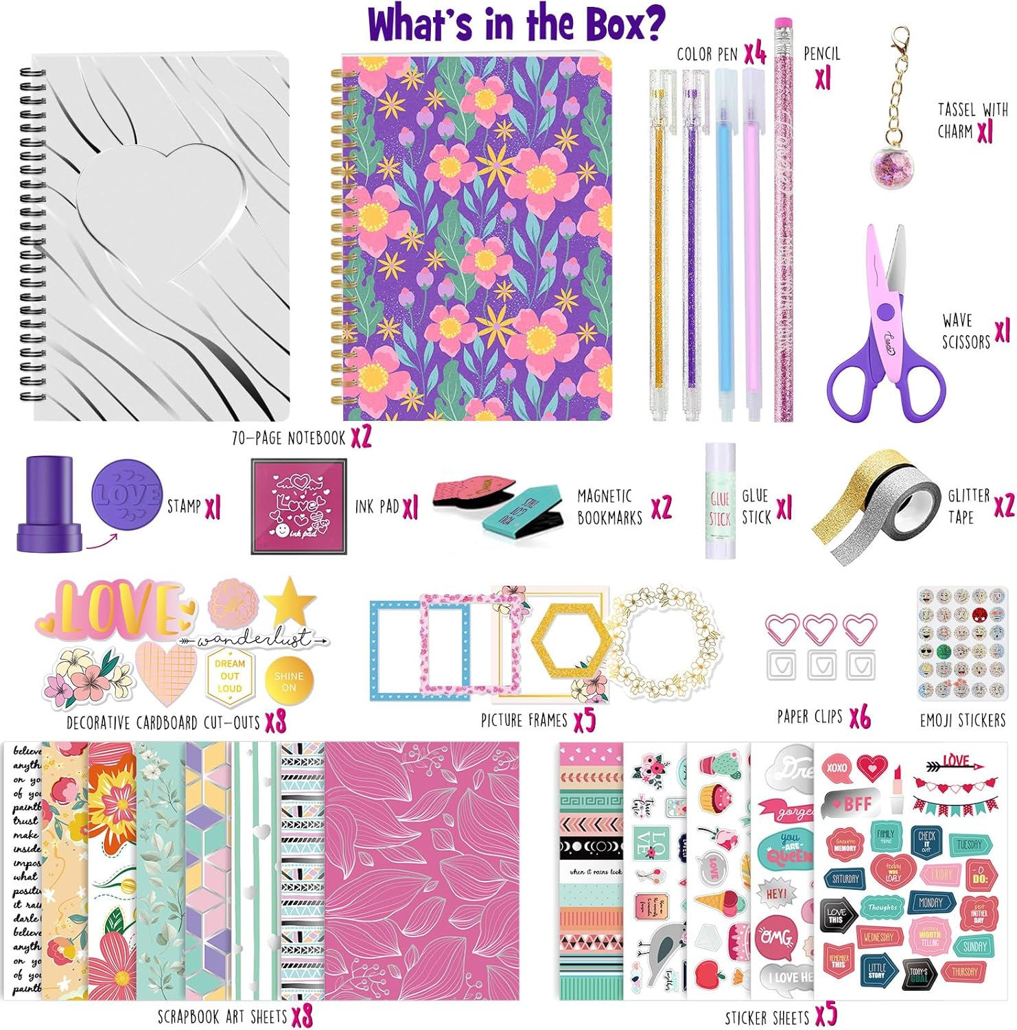 Thumbnail 1 de DIY Journal Kit 2-Pack 150-piece set