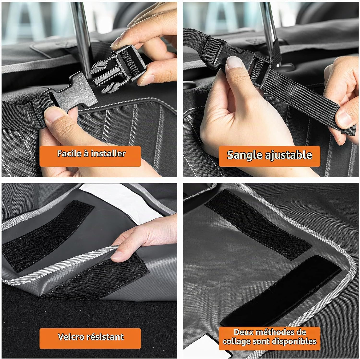 Detalle 2 de Toozey Trunk-Mat-BL001 kofferbakbeschermer, waterdicht 600D Oxford met zijflappen