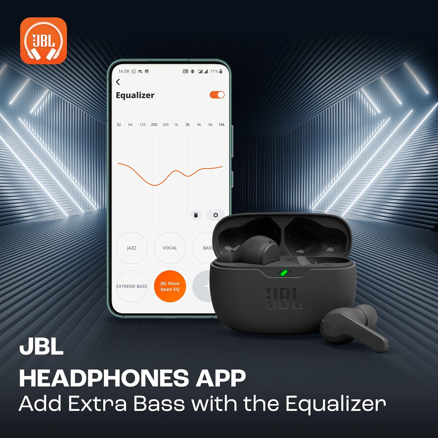Thumbnail 3 de JBL Wave Beam auriculares 32 horas