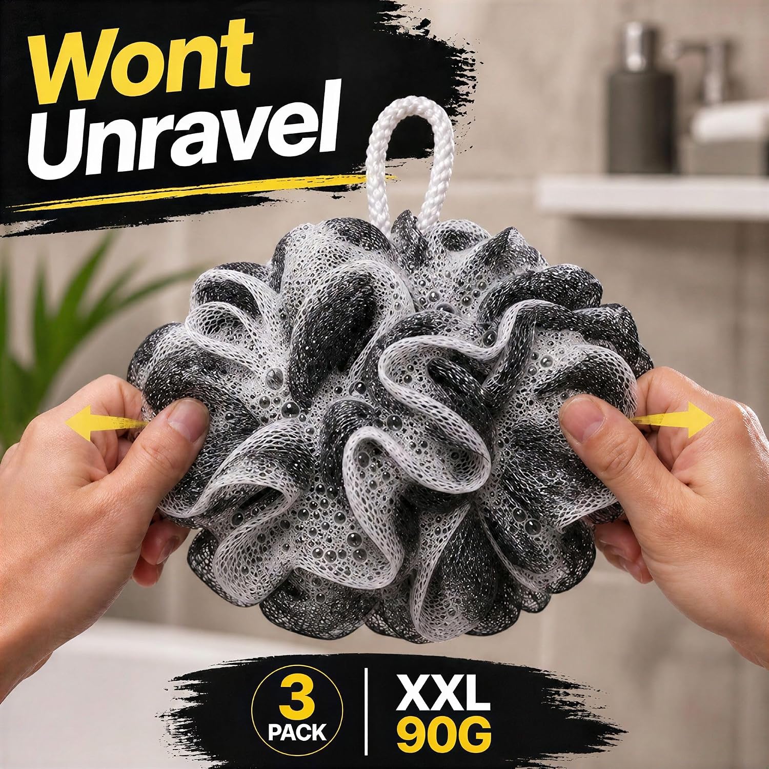 Thumbnail 6 de Tilcare Body Loofah, 3-Pack