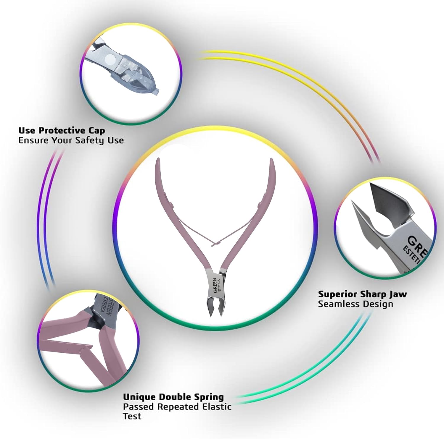 Thumbnail 2 de Professional Cuticle Cutter Rose