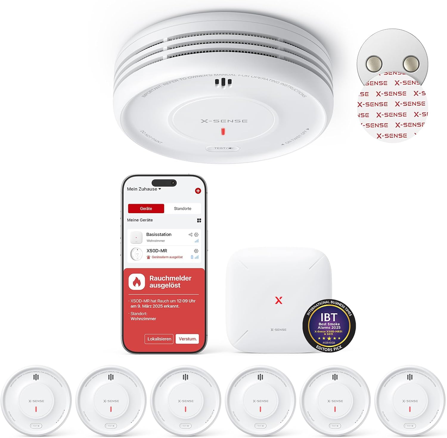 Detalle de X-Sense XS0D-MR61 Rauchmelder mit WLAN