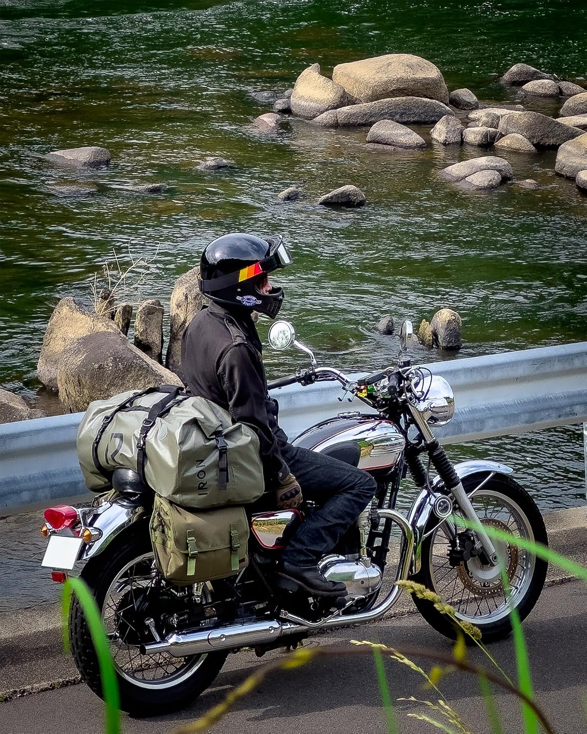Detalle 2 de BORLENI Motorcycle Tail Bag 70L