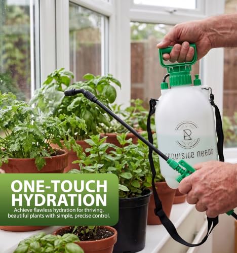 Thumbnail 3 de REQUISITE NEEDS Pump Action 5L Garden Sprayer with Adjustable Nozzle, 1.3m Hose and Shoulder Strap