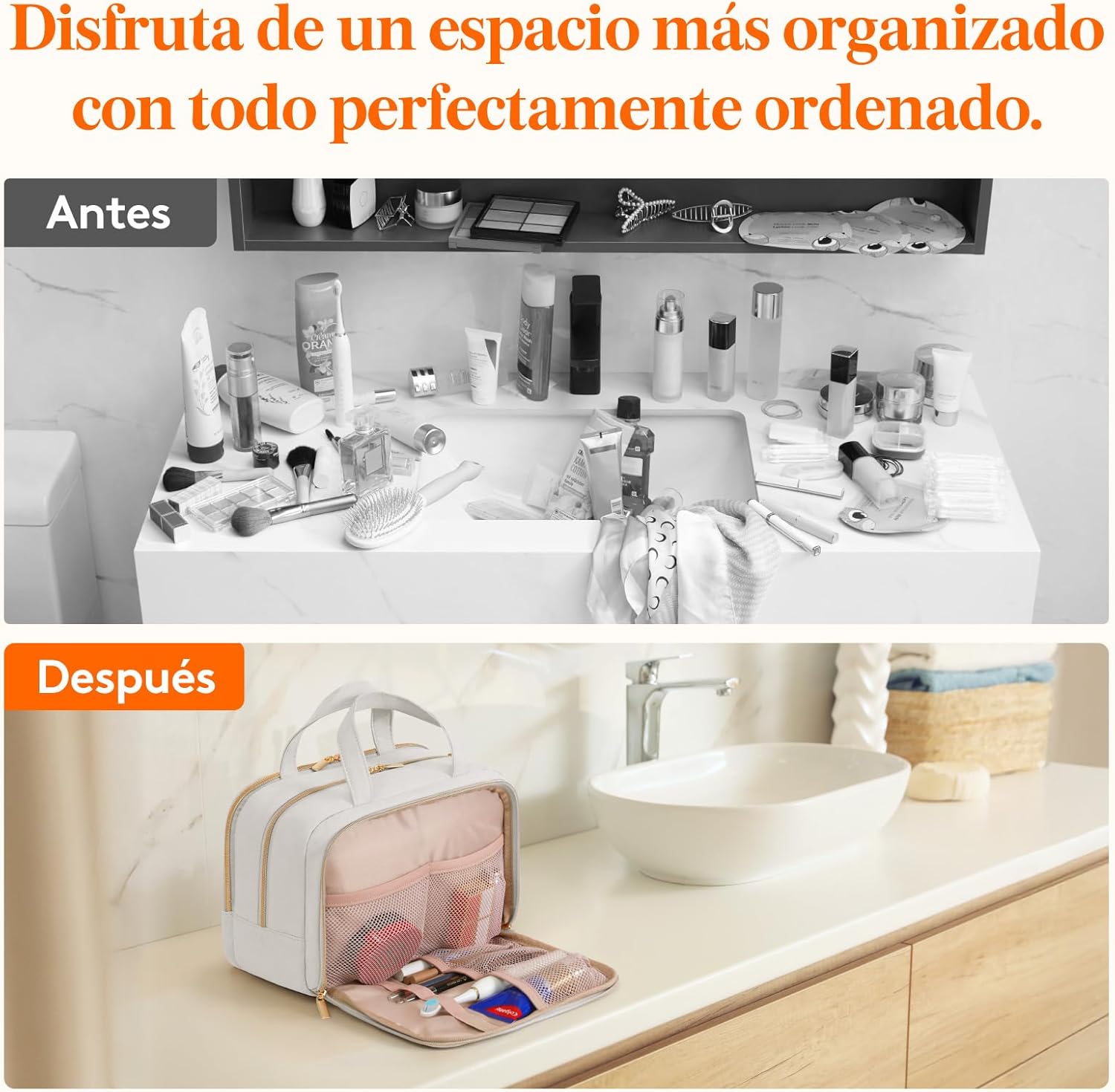 Thumbnail 7 de Lifewit Neceser de Viaje Feminino con Organizador ✈