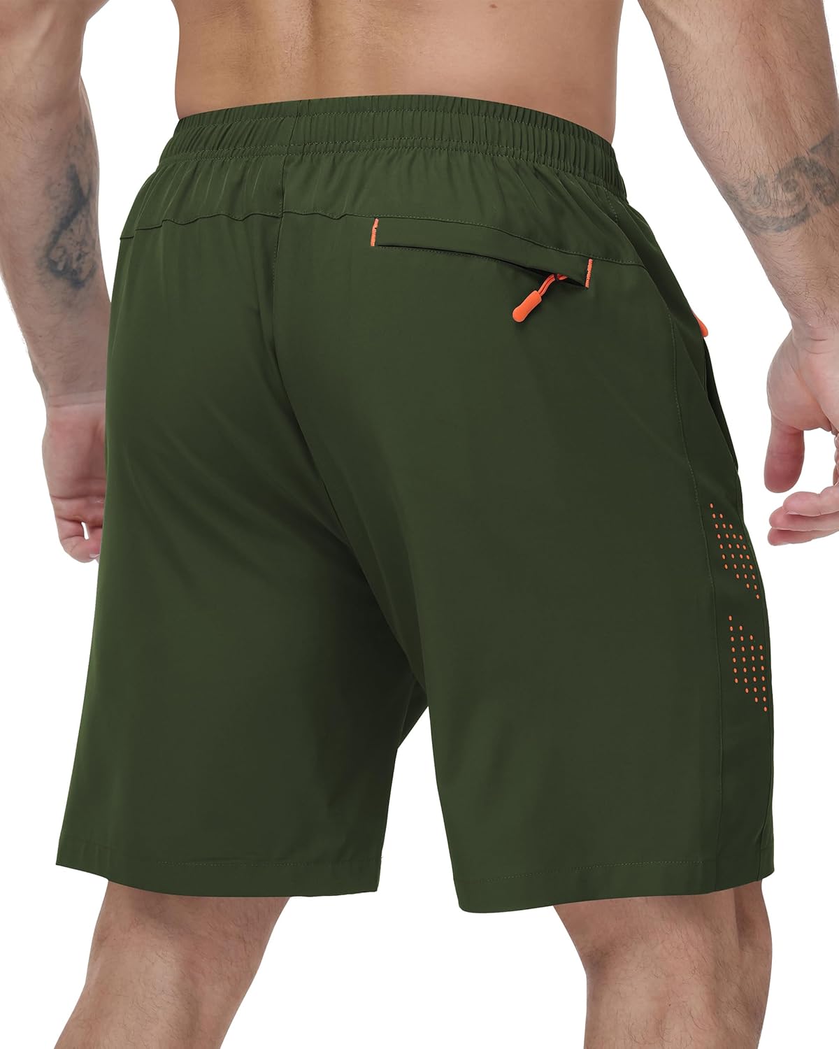 Thumbnail 1 de Zzkouine Sporthose Herren Kurz – Leicht, atmungsaktiv und mit Reißverschlusstaschen (2er Pack)