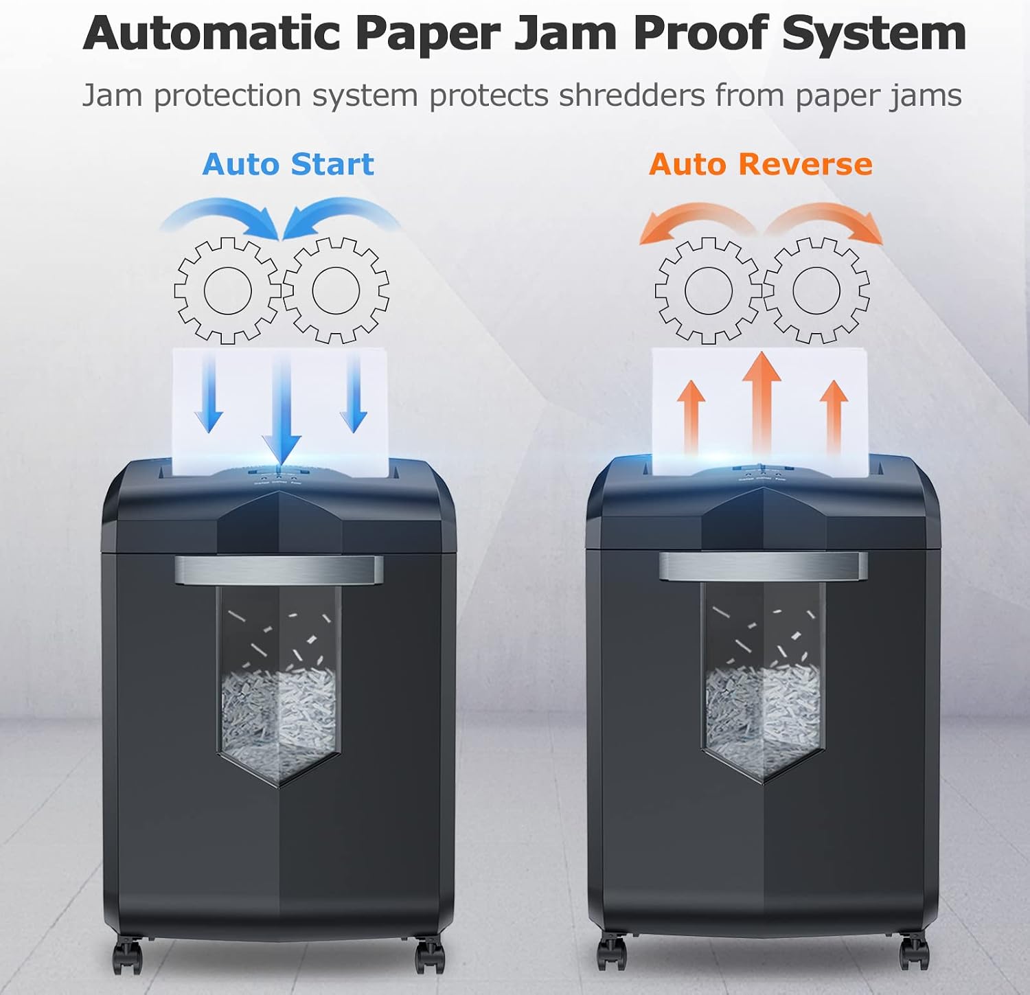 Detalle de Bonsaii 18-Sheet Cross-Cut Heavy Duty Paper Shredder