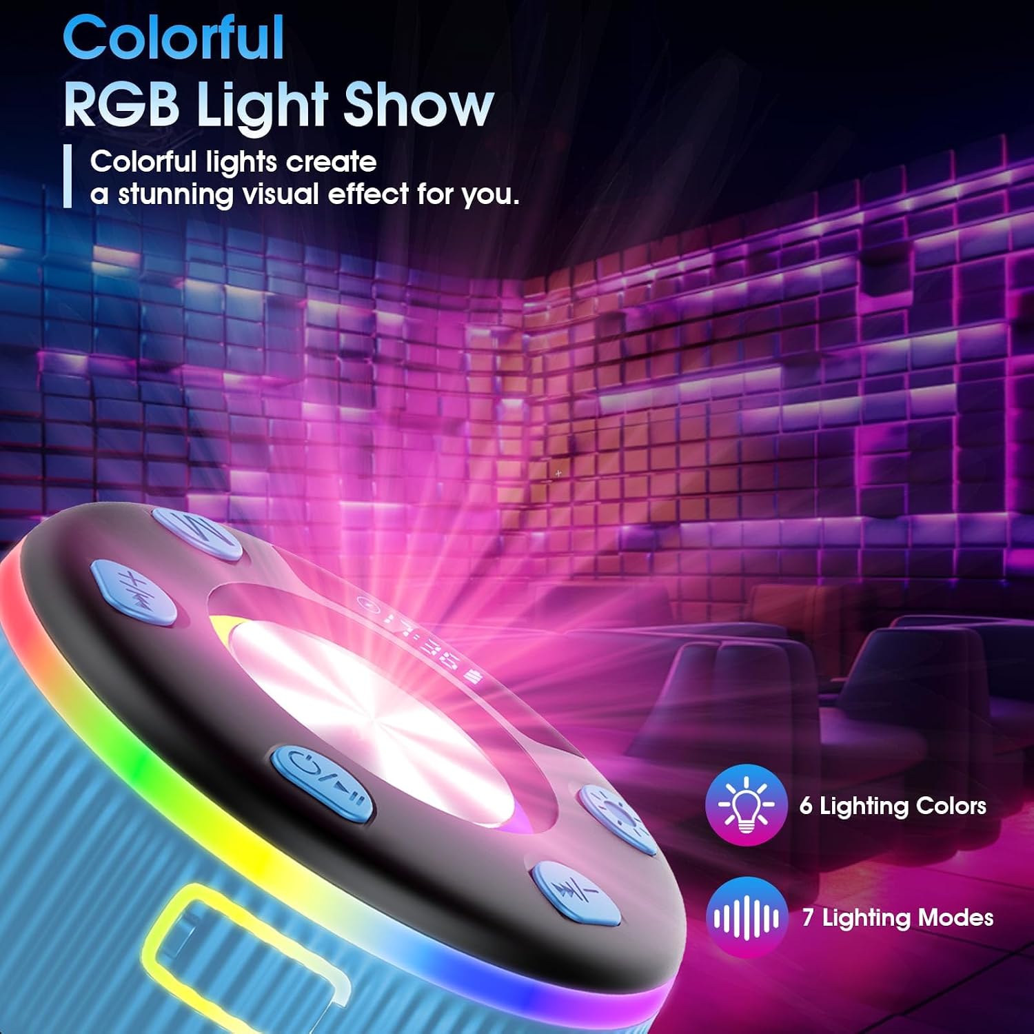 Detalle de dotn Bluetooth Shower Speaker with IPX7 Rating