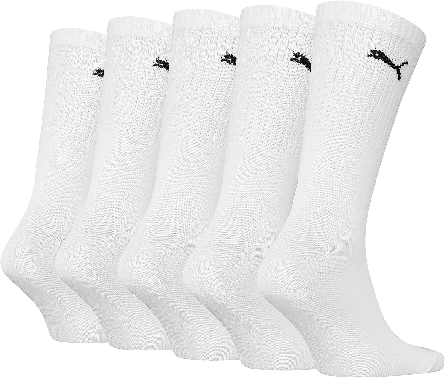 Detalle de PUMA Unisex Crew Socken (5er Pack) – bequem, robust und vielseitig