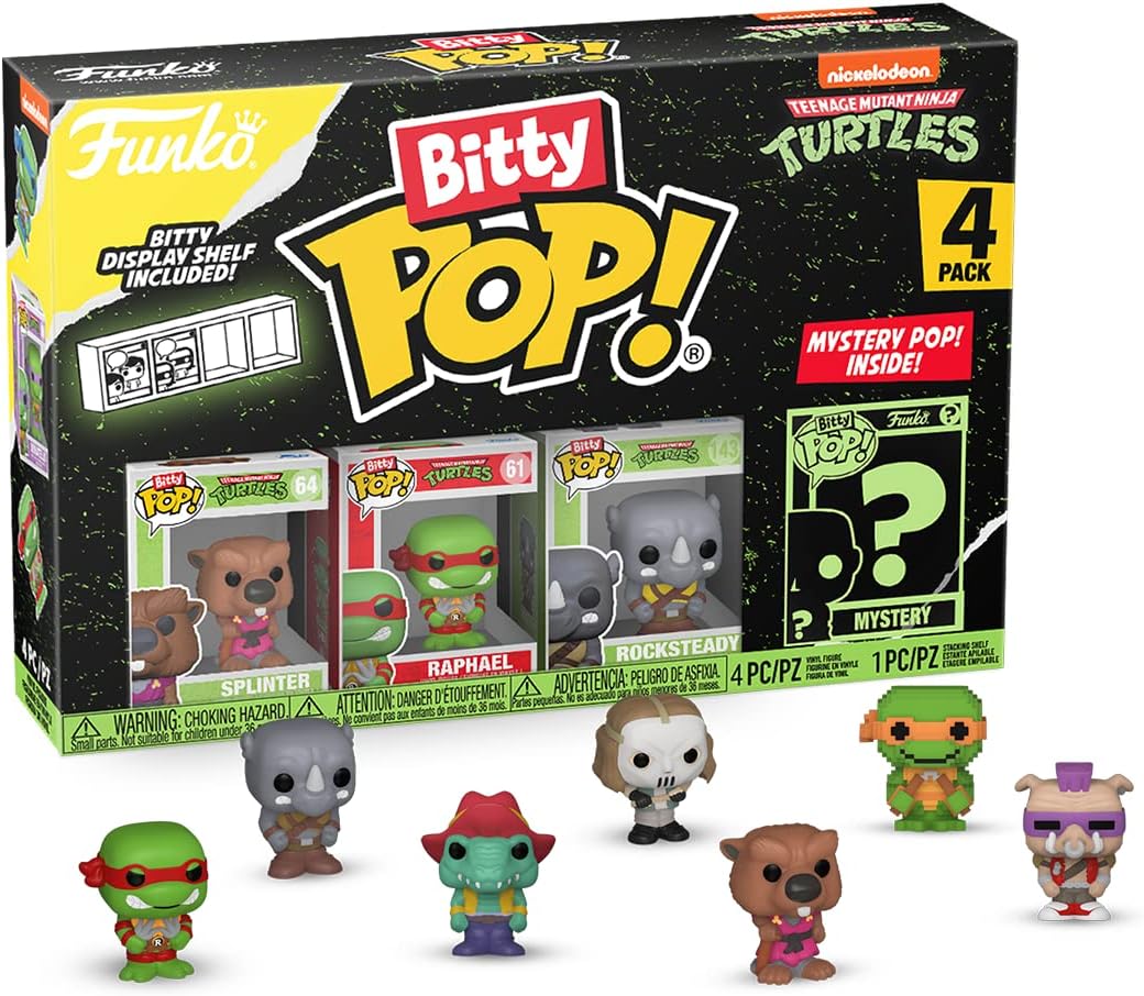 Thumbnail 12 de Funko TMNT Bitty Pop! Colección con Sorpresa y Repisa Apilable 🐢