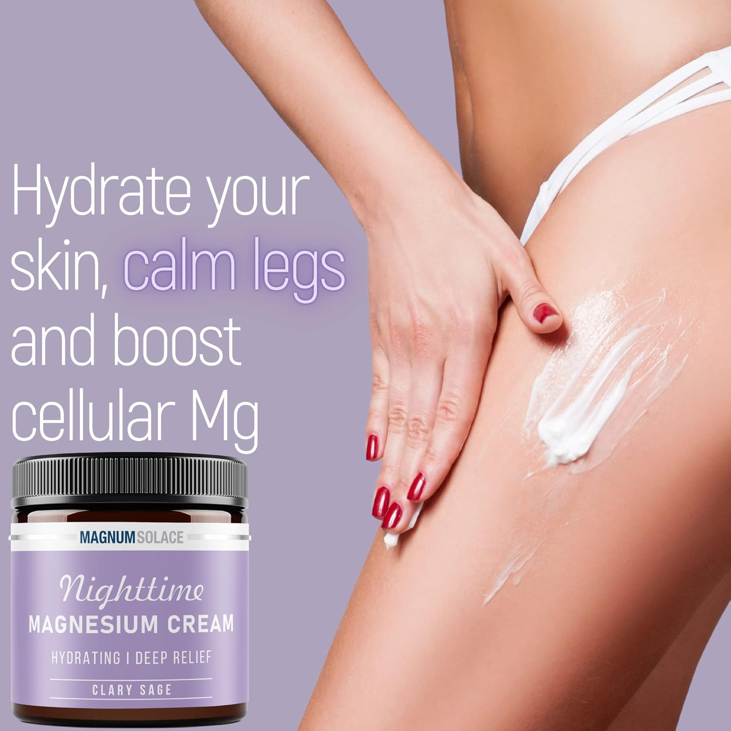 Detalle 2 de Magnum Solace Magnesium Lotion 8 oz topical cream