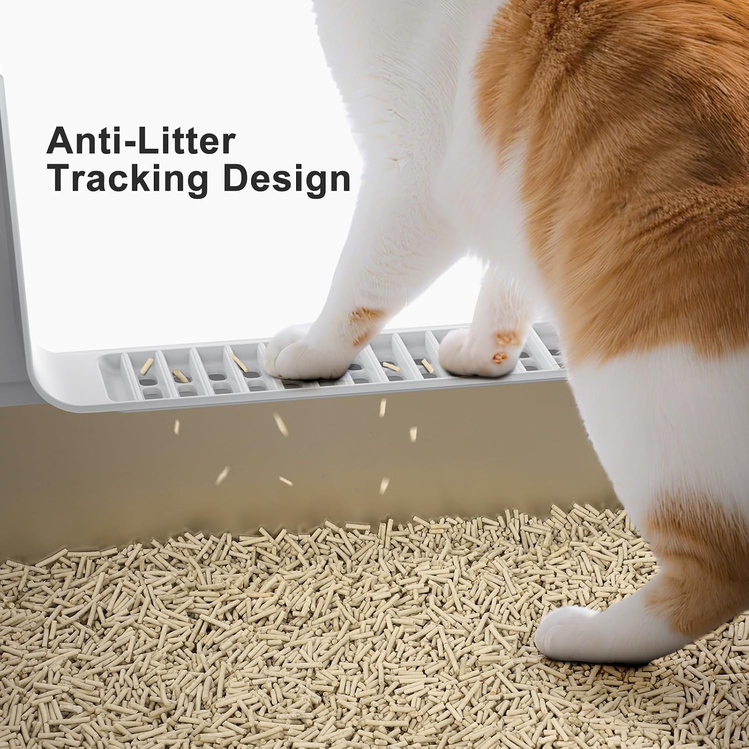 Thumbnail 6 de MIXJOY XXXL Stainless Steel Cat Litter Tray 71cm High 🐱
