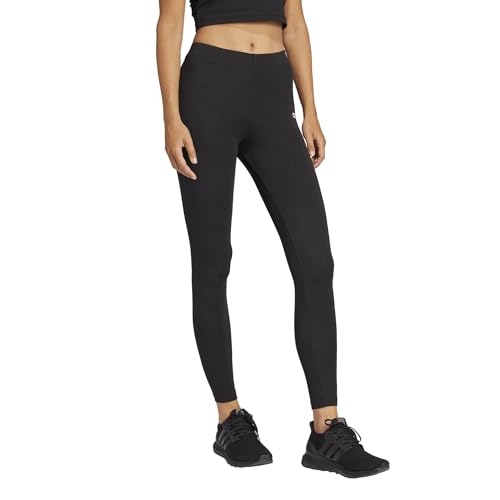 Detalle 2 de adidas Donna Essentials Linear Cotton Leggings Tights – Black/White, M
