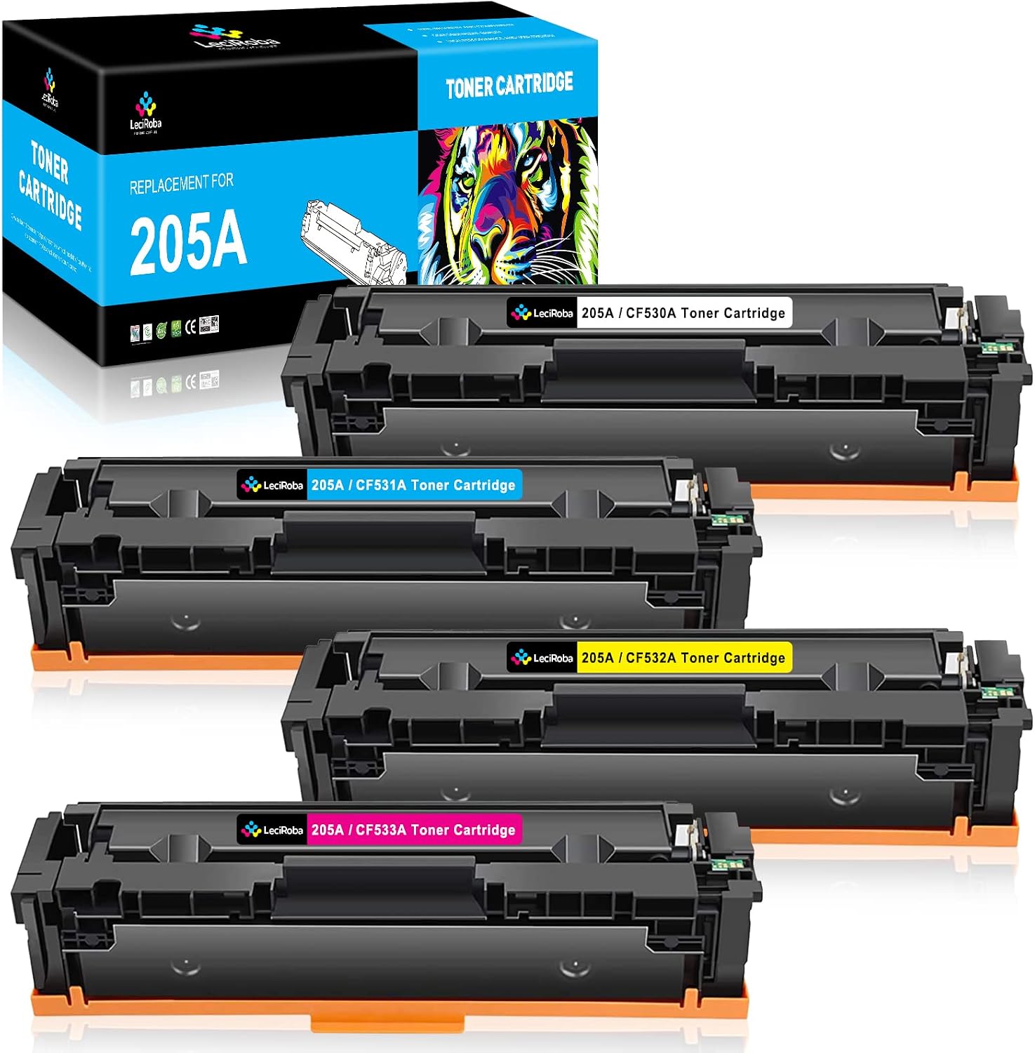 Imagen de LeciRoba 205A Toner per HP Color LaserJet Pro MFP M180/M154 4 cartucce en OfertitasTOP