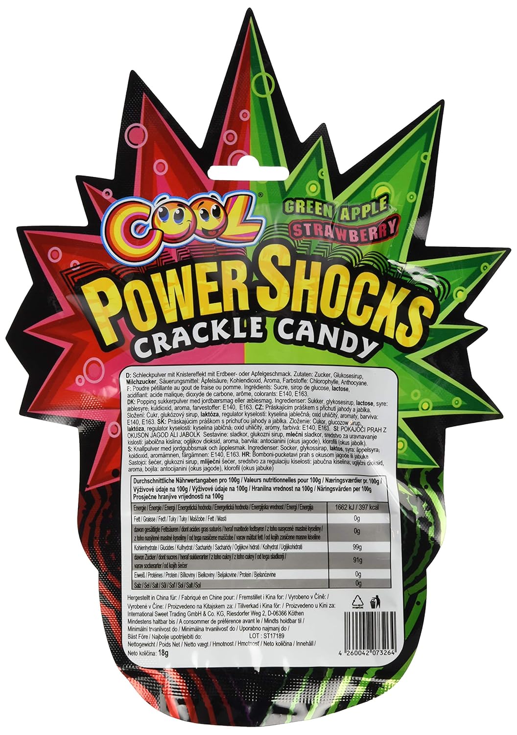 Thumbnail 3 de Power Shocks Popping Candy – Großverpackung mit 360 g, 20 Beutel à 18 g pro Fruchtmix