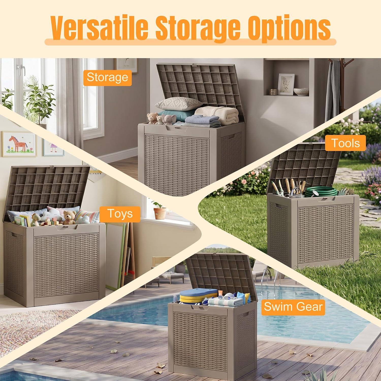 Thumbnail 4 de ATMELT Outdoor Storage Box 42-Gallon