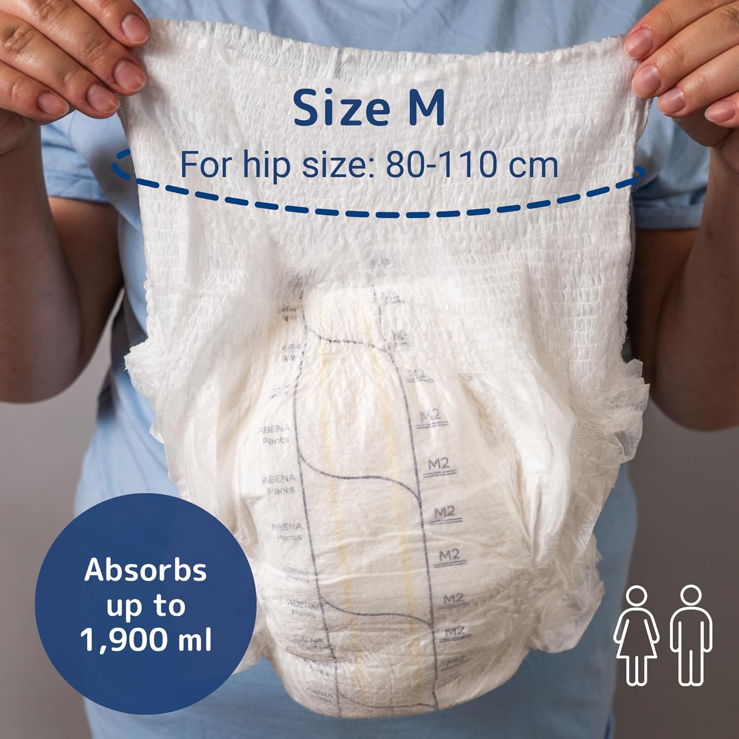 Thumbnail 1 de Abena Pants Premium Pull-Up Incontinence Pants – Medium (80–110cm) with 1900ml Absorbency