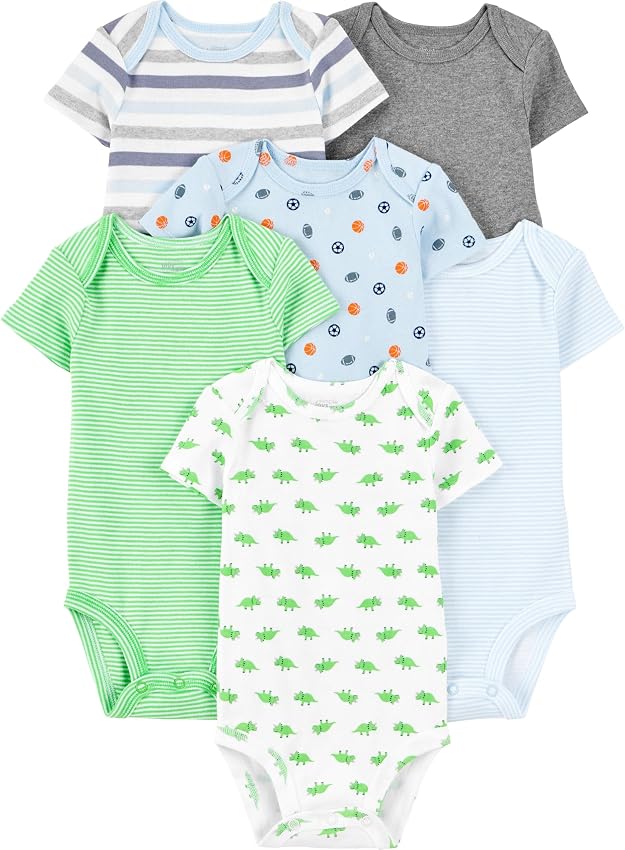 Thumbnail 4 de Simple Joys Carter’s bodysuit algodon 0 meses pack 6