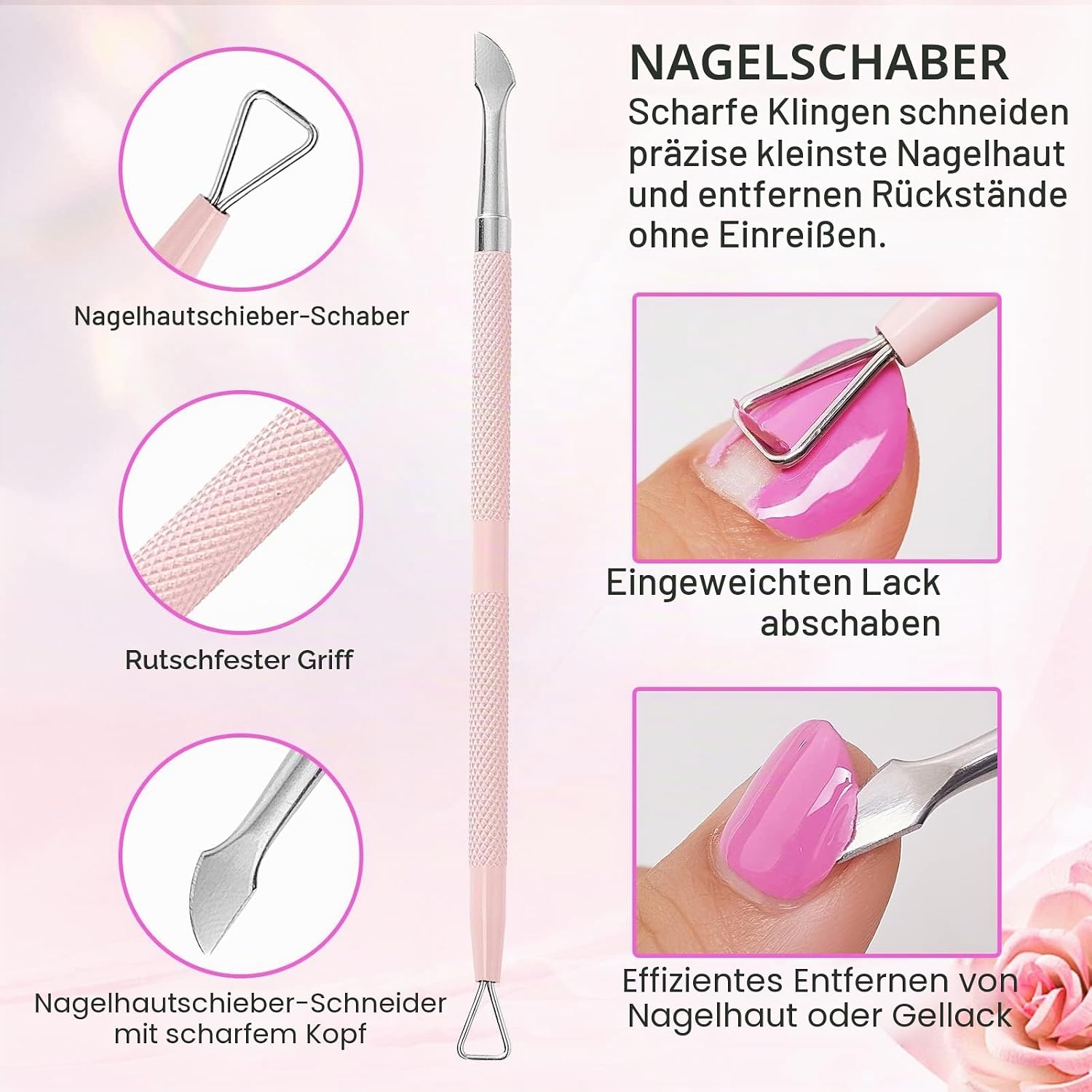 Thumbnail 4 de Makartt Nagelhautschere Set 3-teilig