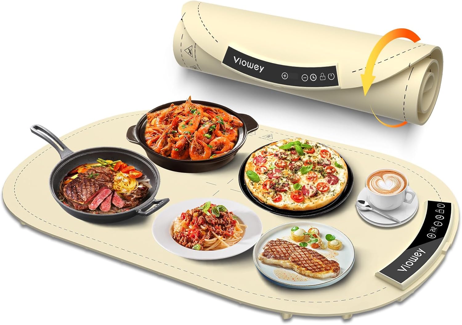 Warming Mat for Food 7-Setting Electric Tray 🍽