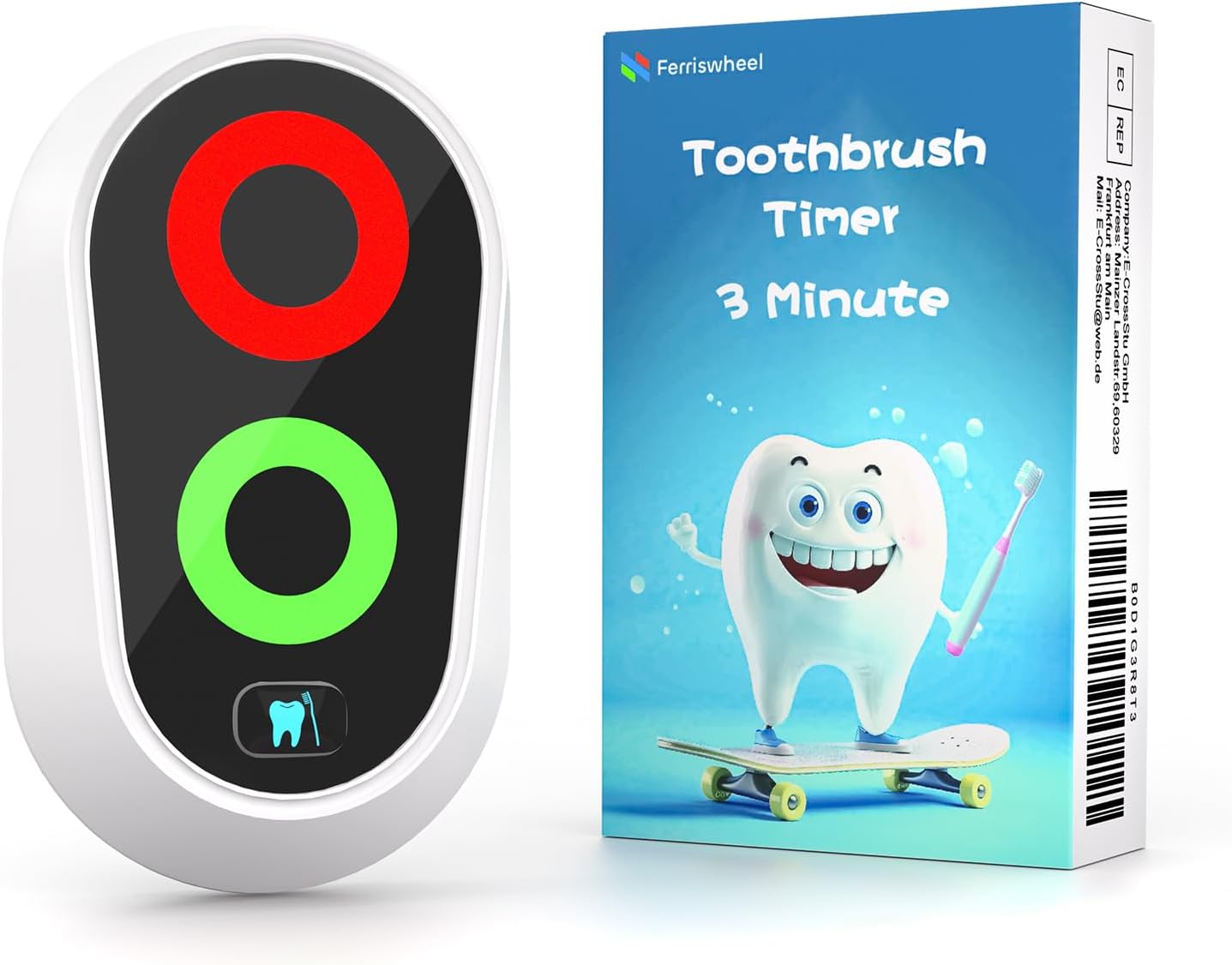 Timer spazzolamento magnetico 2–3 minuti per bambini