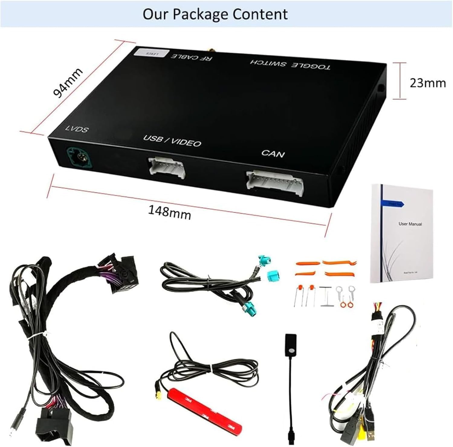 Thumbnail 6 de Road Top décodeur CarPlay pour Mercedes Classe C / GLC (2015-2018) : CarPlay sans fil, Android Auto et MirrorLink