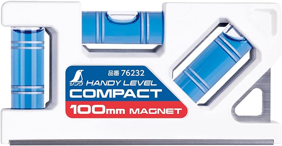 Thumbnail 1 de シンワ測定 76227 コンパクトハンディレベル 75mm・2管式・マグネットなし