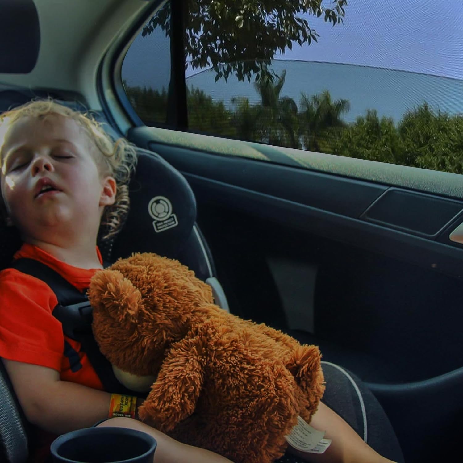 Thumbnail 4 de 2 Pack Car Window Shades for Baby (54 x 100cm) Breathable Mesh Sun Shades – Universal Fit for 99% of Vehicles