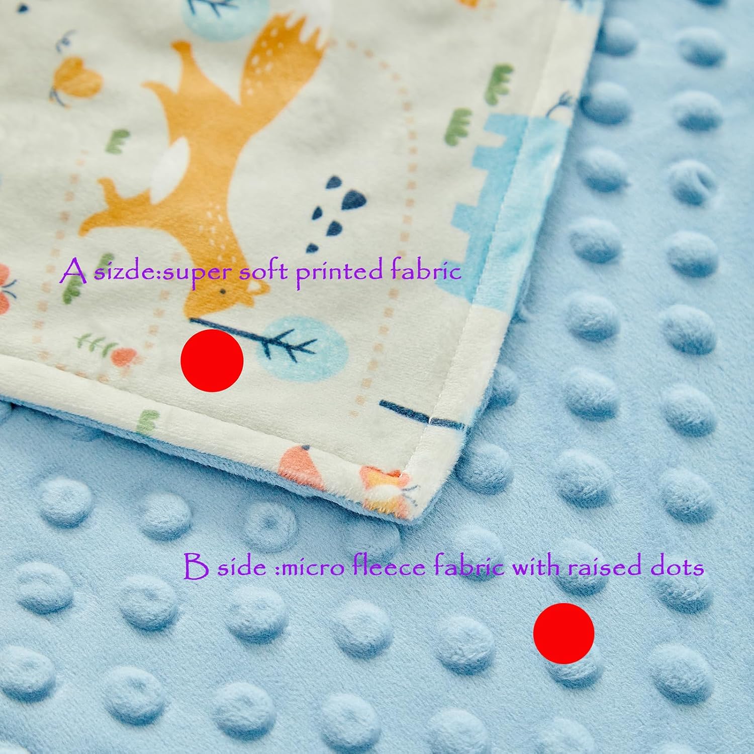 Detalle de Baby butterfly swaddle blanket 75 x 100 cm