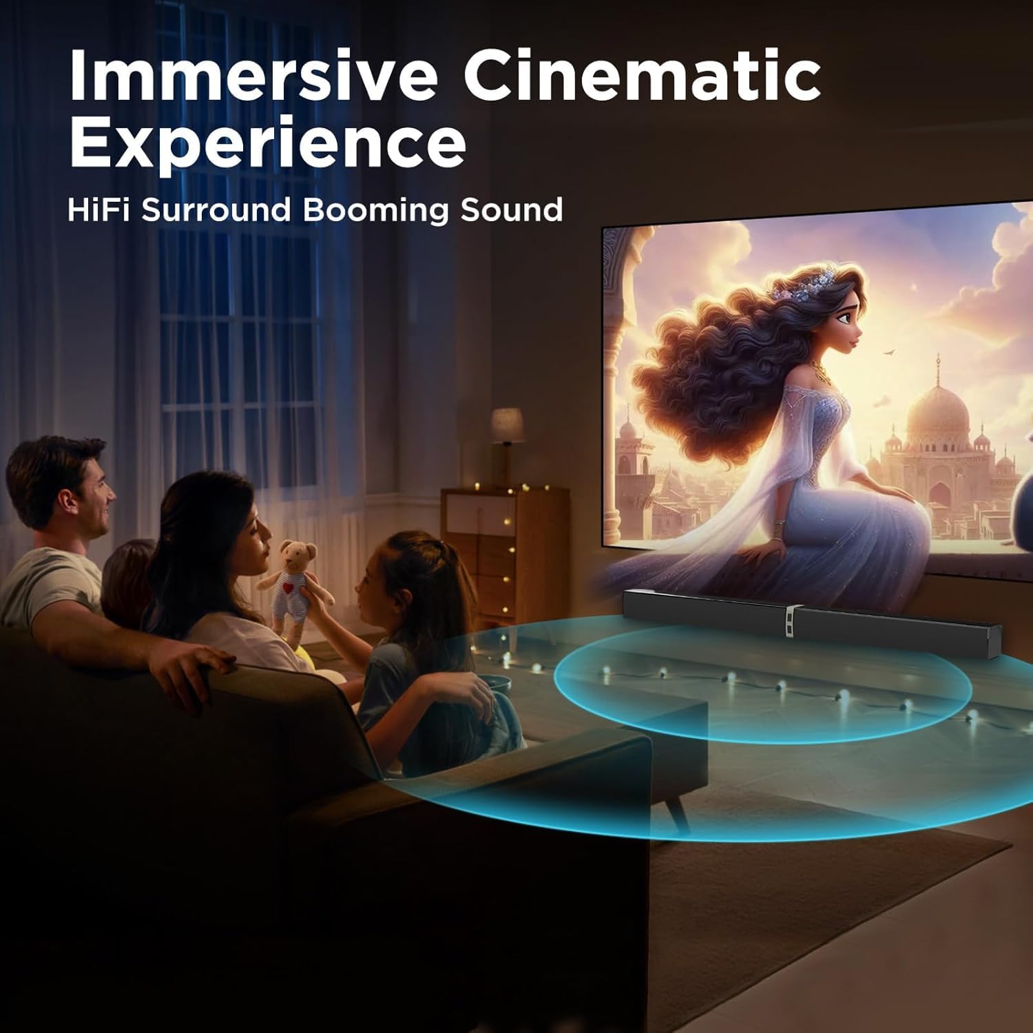 Thumbnail 3 de HoYLluDLL 32 Inch Soundbar for TV