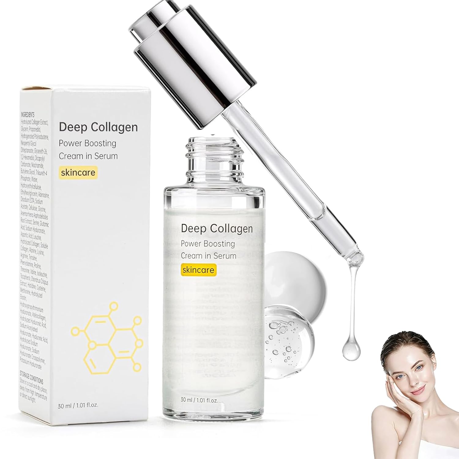 Detalle de Maison Deep Collagen Serum – Feuchtigkeit, Elastizität und Glättung