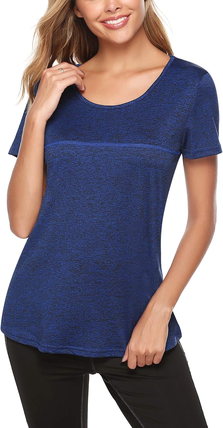 Thumbnail 6 de iClosam Women's Tunic T-Shirt Gym Top
