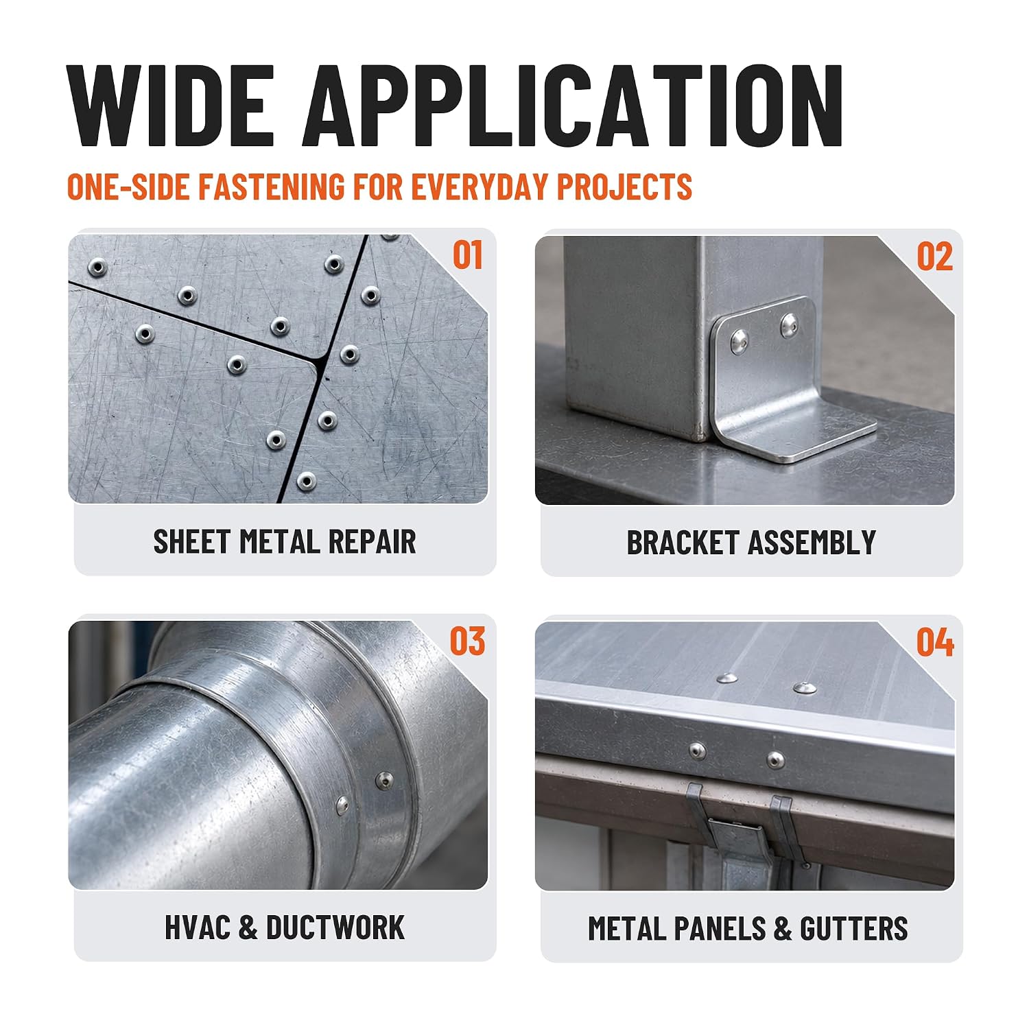 Detalle 2 de Aluminum Blind Rivets 5/32 x 3/8 in.