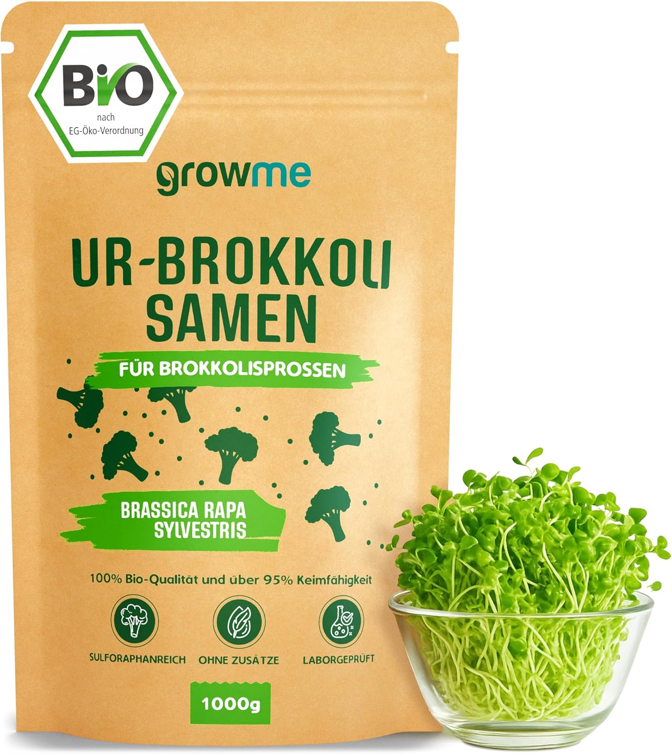 Detalle de BIO Brokkoli-Sprossen Samen 500 g