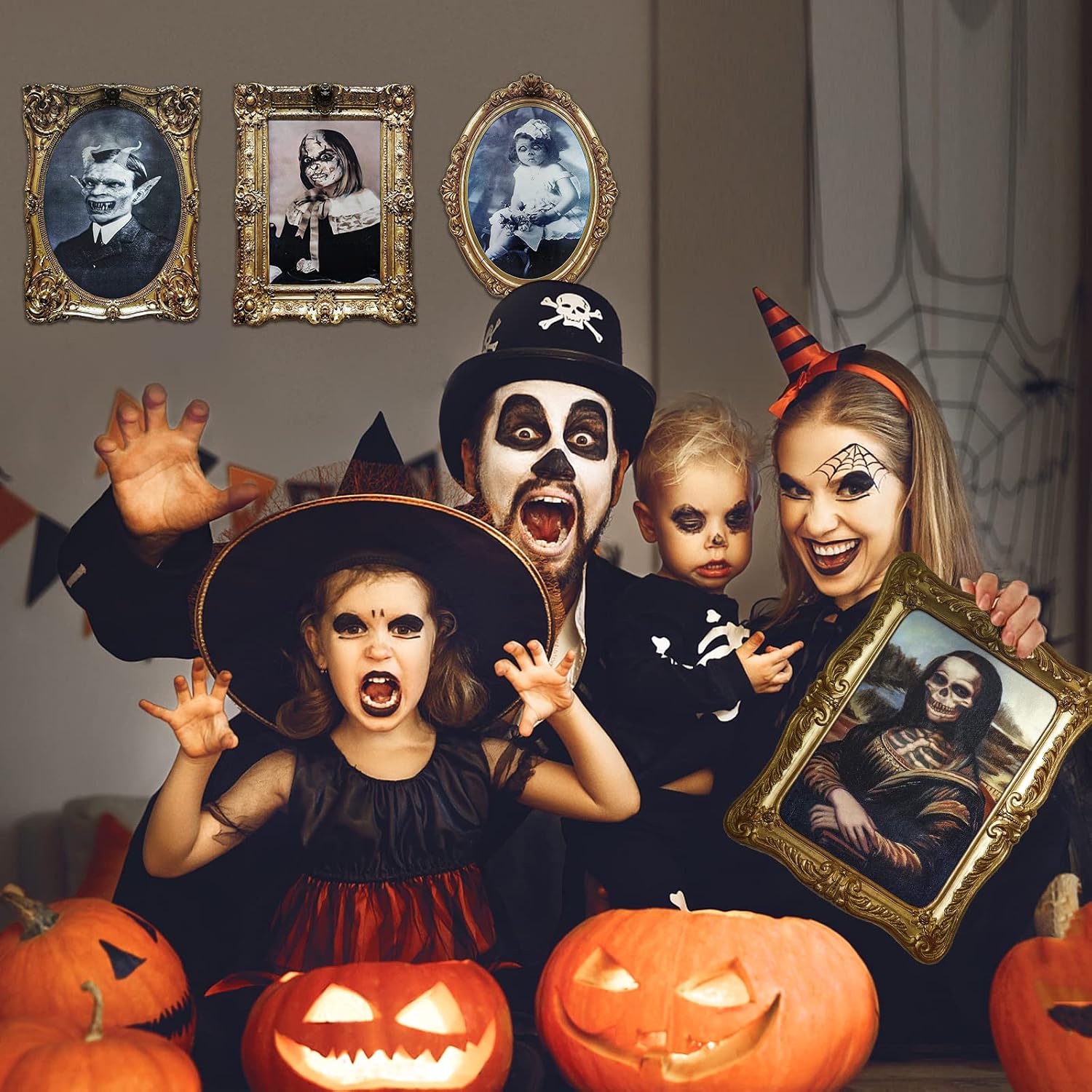 Detalle de ECGER Halloween portrait decorations, 13 x 9.8 inches
